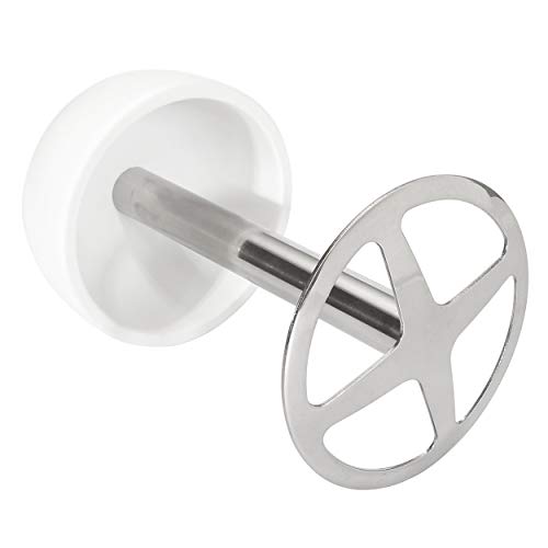 Cozycabin Toothbrush Holder Stand, For Razor, Bathroom Vanity Countertop, Stainless Steel Toothbrush Bathroom Organizer (White) #TOP3