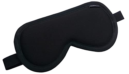 Image of LitBear Eye Mask for Sleeping with Adjustable Strap Super Soft Sleeping Mask Blind Fold for Comfortable Sleep Travelling Sleep Mask Pad for Girls Sleeping Eye Mask Blind Folds for Sleeping - Black (Multi)