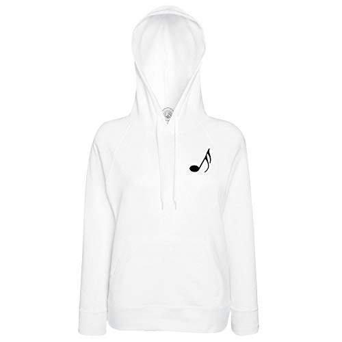 Sweat à capuche croche note de musique simple et original pour passionné