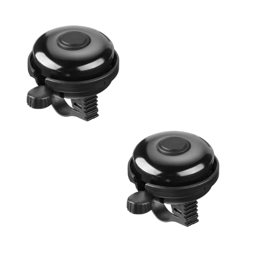 Classic Bike Bell, Aluminum Bicycle Bell, Loud Black-Right Hand Use-1 pack - Picture 48 of 253