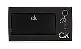 Calvin Klein Accessoires Calvin Klein Damen Z/A Wallet MD + KEYFOB Winter-Zubehr-Set, Schwarz, One Size