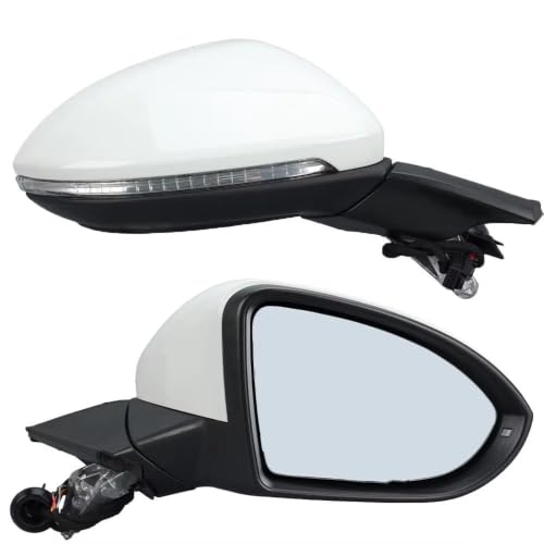 Miroir d'angle mort pour Golf 7 pour remplacer un rétroviseur cassé avec dégivrage 6 broches