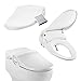 Bio Bidet Slim Two Electric Bidet Toilet Seat Round, Warm Water, Heated Seat, Night Light, Front and Rear Wash, Wireless Remote Control, White
