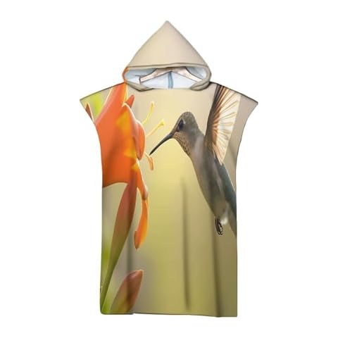 Poncho LODMLOER Microfibre Fleurs Cover