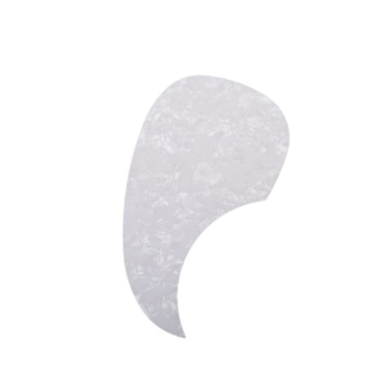 VANZACK Acoustic Guitar Pickguard Self Adhesive Scratch Protection for Acoustic Guitars White Dimensions Easy Application Durable Design