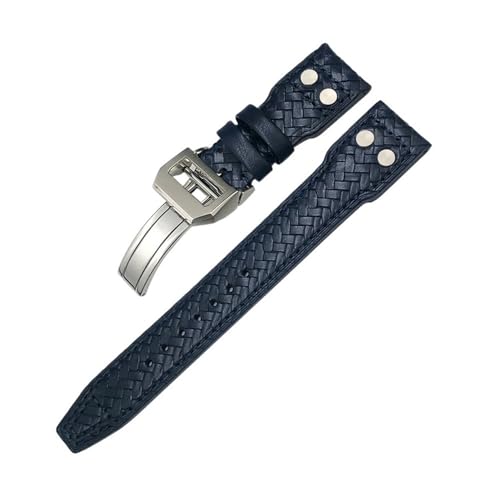 [X] 20 ~[g 21 ~[g 22 ~[gxbgDvvoh Fit For IWC rbOpCbg|gM[[pCbg Fit For IW3777 tBbgZCR[vXgbv(Blue Silver Square,