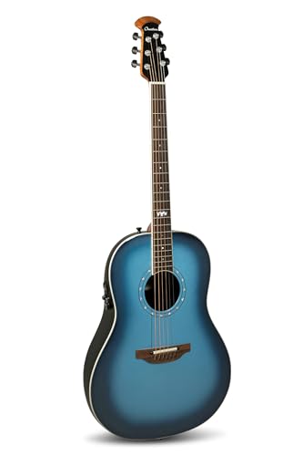 Ovation Guitare électro-acoustique Pro Series Ultra 1516 Mid non coupée - Table en épicéa massif de grade A - Corps en lyrachord mi-profondeur - Avec étui...