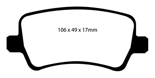Image of EBC Brakes Redstuff 3000 Series Sport Brake Pad Set DP31934C to Fit VOLVO