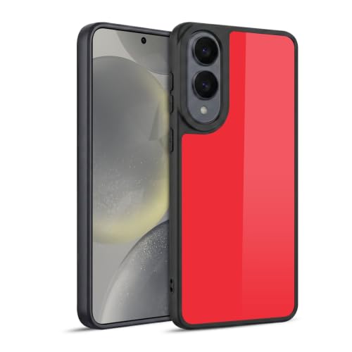 Coque Samsung S25 Edge robuste rouge pour protéger l'écran