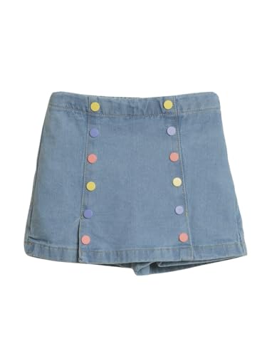 Image of Pilolo Kids Pocket Denim Shorts for Girls