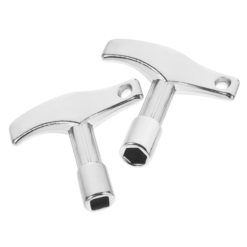OFFSCH Music Instrument Supplies 2pcs Drum Tuning Keys Hexagon Square Drum Keys for Drum Tuning Adjusting