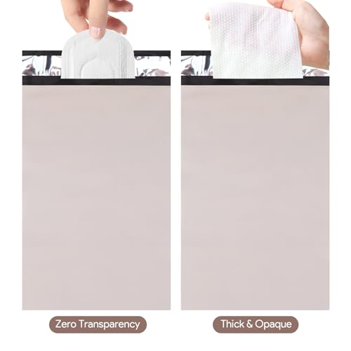 Image of 100 Pcs Sanitary Napkin Disposal Bags, Feminine Hygiene Period Bags for Tampons & Pads, Period Disposal for Teen Girls, Odor Blocker, Leak-Proof Sanitary Storage for Menstrual Products, Beige