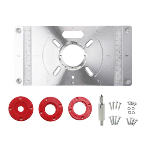 Table de défonceuse aluminium plaque d'insertion pour coupe du bois nette - 5