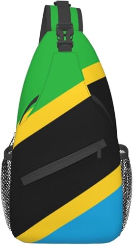 Mochila bandolera unisex estilo Tanzania negra
