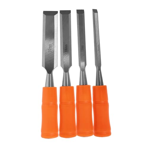 NUOBESTY 4pezzi Scalpello Pervorazione Del Utensile Per Scultura Scalpello Punta Comodo e Portatile Per Artigianato in Da Te e Intaglio Robusto e Adatto Scenari Lavorazione Del