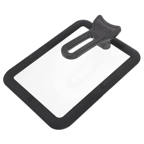 Couvercle PoêLe Inox, Couvercle de rechange carré for poêle à omelette, en verre trempé avec rebord silicone