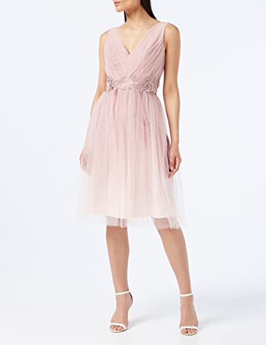 Chi Chi London Women's Dress Cocktail, Mink, 14 - Image 2