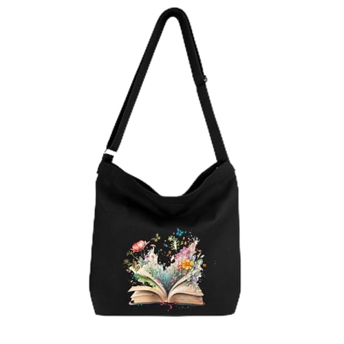 Image of Lify Women's Retro Large Size Canvas Shoulder Bag Hobo Crossbody Handbag Casual Tote - 1 Piece