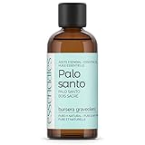 Essenciales - Aceite Esencial de Palo Santo, 100% Puro, 100 ml | Aceite Esencial Bursera graveolens