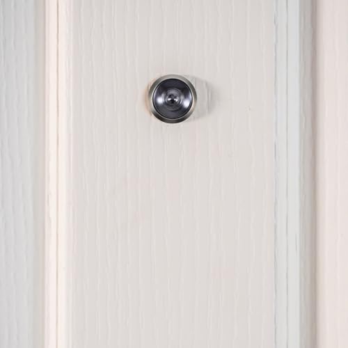 Mirilla para puerta UKCOCO de ángulo amplio de 220 grados con protección de privacidad y diseño de ajuste universal, material de aleación de zinc para uso en hogares y oficinas miniatura 6