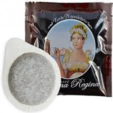 Caffè Donna Regina 150 cápsulas ESE 44 mm papel filtro fuerte napolitano compatibles con cafeteras ESE - CAFFE' DIEM