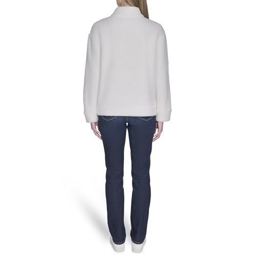 Image of Nautica Women's Mockneck Fleece Sweater Pullover