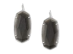Rhodium Black Cats Eye