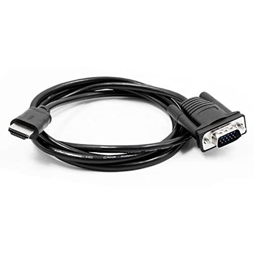 yungluner to HDMI-VGA Adapter Cable for Projector Computer Monitor-Digital to Analog Converter Cable 1.5M to VGA Connector