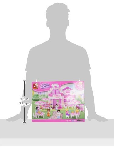 Sluban M38-B0150 Romantic Restaurant Building Block Construction Set dimensions