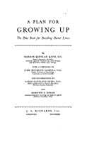 A Plan for Growing Up B001ORISXE Book Cover