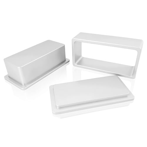 2x 4 Square Pre-Press Mold - CNC Machined 6061 Aluminum with Hard Anodized Finish-Sliver