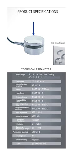 25mm Miniature Sensor Load Cell+load Cell Indicator Display 10kg