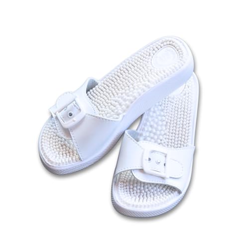 MEDOSAN Massage-Pantolette | weiß | Größe 39 | Unisex | mit...