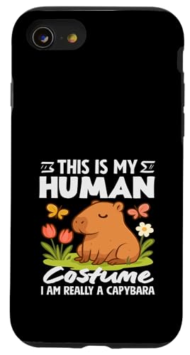 �l�� �R�X�`���[�� I'm A Capybara ���킢�� �������낢 ���� �X�}�z�P�[�X iPhone SE (2020) / 7 / 8 �p