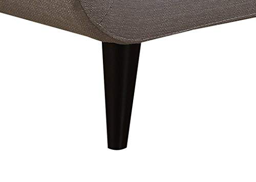 Christies Home Living 3 Piece Sofa Crystal Love Seat and Arm Chair Room Set, Gray
