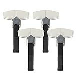 4er Pack MULTIBROS 4 Stück Markisenklemme Anti Flatter Set Wohnwagen Wohnmobil Markise