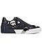 KARL LAGERFELD Paris Women's Sneaker,Black/White,8.5