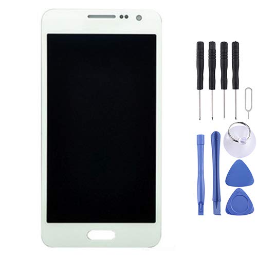 Écran LCD Galaxy A300 blanc de remplacement avec vitre tactile pour smartphone Samsung A3