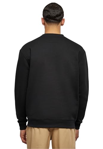 Urban Classics Men's Basic Pullover Crew Neck Sweatshirt Available in 6 Colours Plain Crew Neck Sizes S to 5XL, black, XXL - Image 2