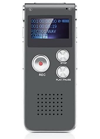 With Built-in Speaker For Meeting, Class, Lectures Or Interviews (gray)