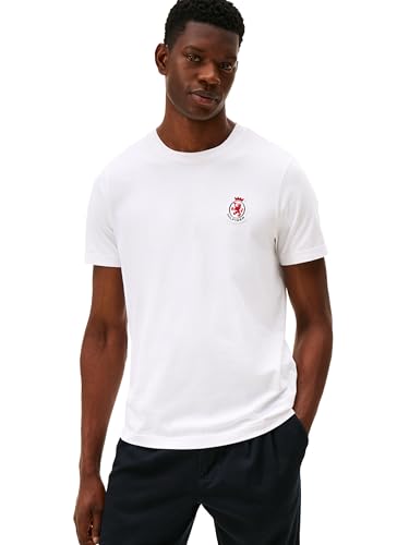 T-Shirts Graphiques en Coton Tommy Hilfiger Idéal pour un Look Casual Choc