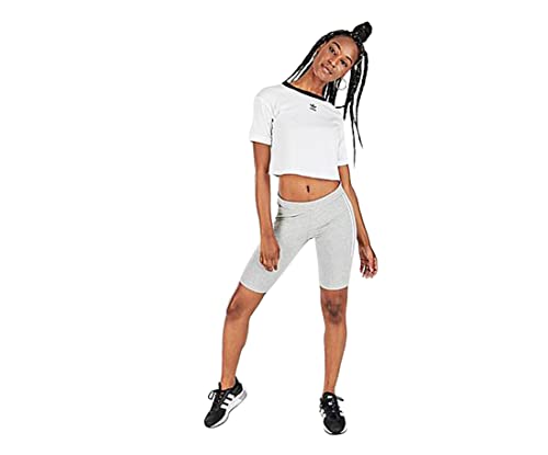 Short de motard adidas Originals gris chiné moyen extensible