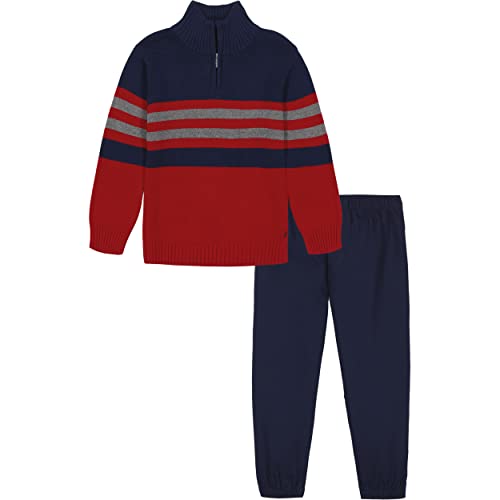 Nautica Ensemble pull 2 pièces et pantalon bleu marine pour enfants de 2 à 8 ans