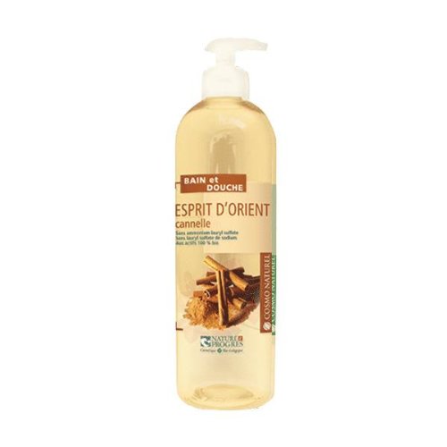 Cosmo Naturel Esprit d'Orient - Gel de ducha, olor a canela y naranja, 500 ml