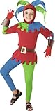 ALMACENES CASA ANGEL DISFRAZ DE BUFÓN MEDIEVAL INFANTIL MULTICOLOR UNISEX (10-12 AÑOS)