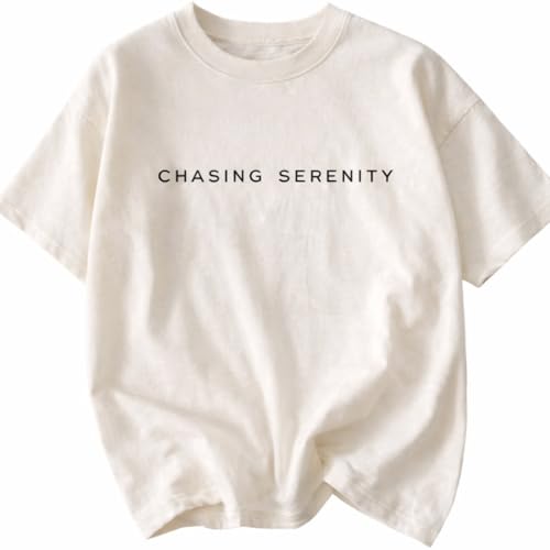 Image of Women's Cotton T-Shirt | Over Sized Fit Half Sleeve | 100% Cotton Women T Shirt | Aesthetic Summer Wear