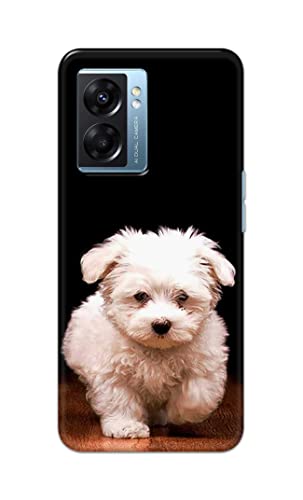 Image of PRINTFIDAA� Printed Hard Back Cover Case for Oppo K10 5G Back Cover (Puppy Dog) -2808