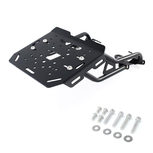 Support arrière porte-bagages plaque aluminium pour Trident 660
