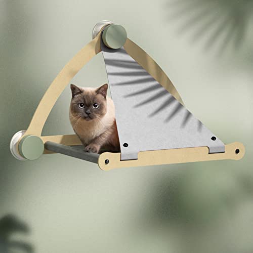 Perchoir de fenêtre pour chat solide pour libérer de l'espace au sol