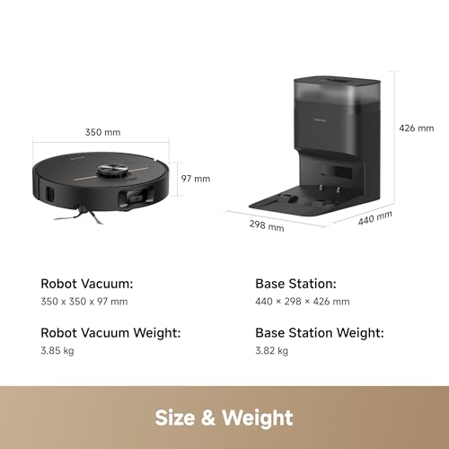 Image of DREAME L50 Plus Self-Emptying Robot Vacuum and Mop Combo, 120 Days Hands-Off Dust Collection, 25000Pa Suction, MopExtend Edge Cleaning, Dual Anti-Tangle Brush, 10.5mm Mop Lifting, 4L Dust Bag